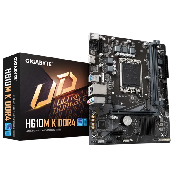 Gigabyte H610M K DDR4 Sc-1700 H610 DDR4 3200Mhz M.2 mATX INTEL Anakart