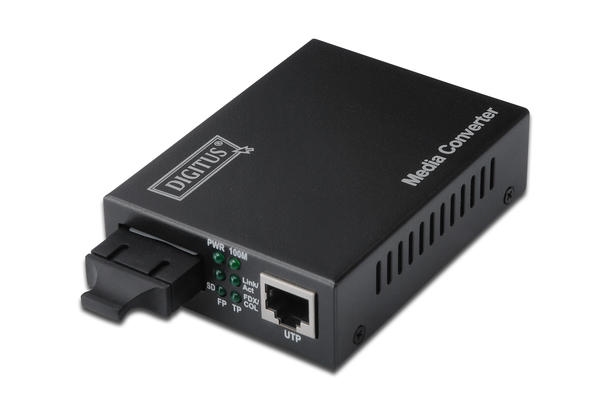 Digitus DN-82021-1 20 Km 10/100Base-TX to 100Base-FX Singlemode 1310nm SC Media Converter
