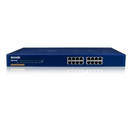 Tenda TEG1016G 16 Port Gigabit Çelik Kasa Rack Mount Ethernet Switch