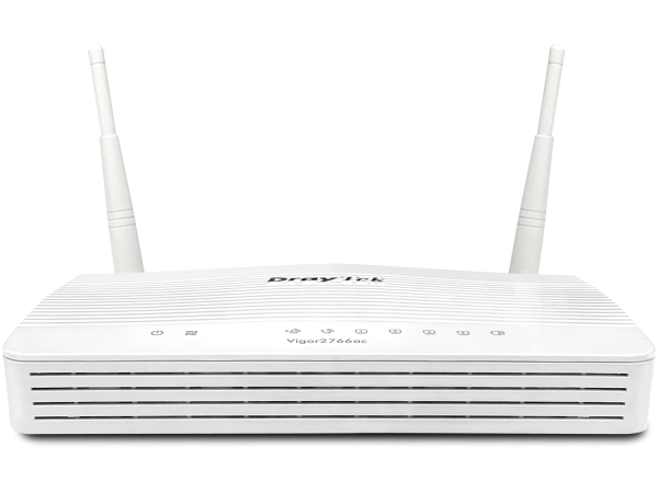 Draytek VIGOR 2766AC 4 Port Gigabit 2466C Dual Band ADSL2 VDSL SSL OPEN 2 Antenli Modem