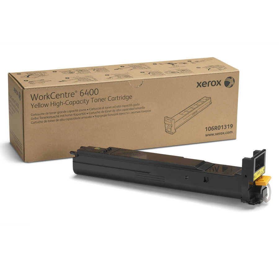 Xerox 106R01319 WorkCentre 6400 14.000 Sayfalık Yüksek Kapasiteli Sarı Orijinal Laser Toner