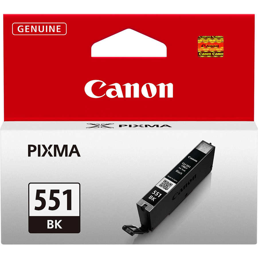 Canon 6508B001 CLI-551BK 500 Sayfalık Siyah Orijinal Inkjet Kartuş