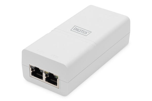 Digitus DN-95131 1 Port Gigabit 15.4W Beyaz Aktif PoE Injektor