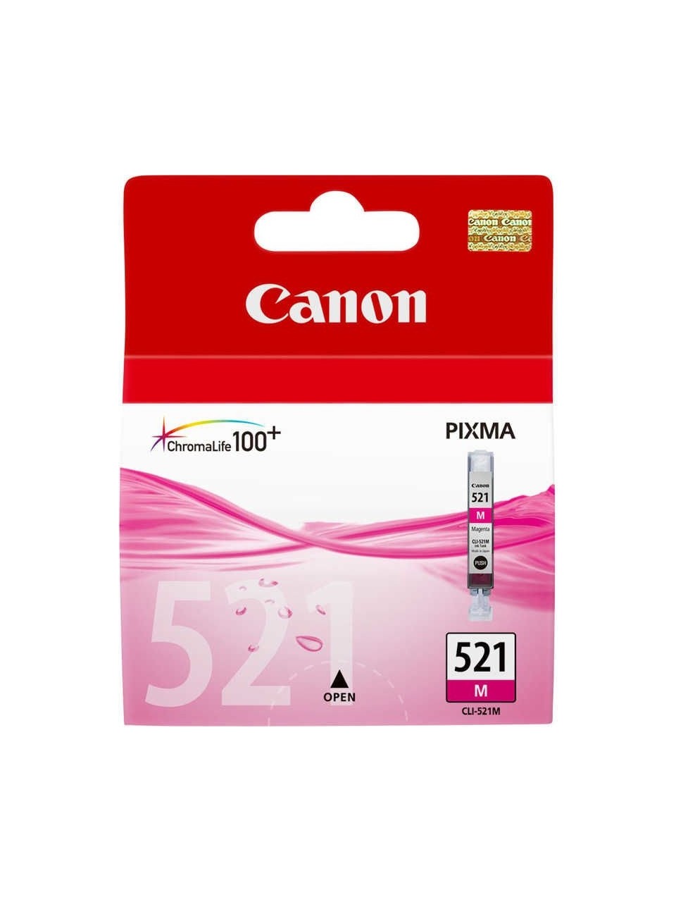 Canon 2935B004 CLI-521M 9Ml 500 Sayfalık Kırmızı Orijinal Inkjet kartuş