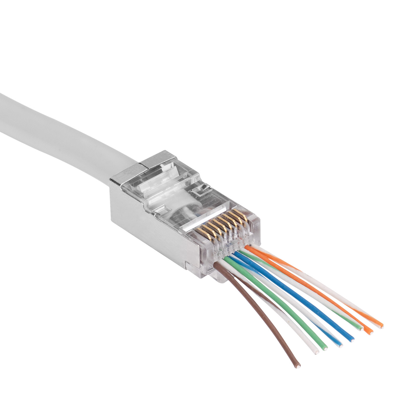 S-Link SL-COB24P CAT6 UTP Yeni Nesil Rj45 Metal 100 lü Rj45 Konnektör