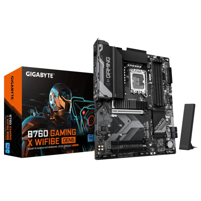 Gigabyte B760 GAMING X WIFI6E GEN5 Sc-1700 DDR5 7600Mhz M2 Wifi6E 2.5Gbe ATX INTEL Anakrt
