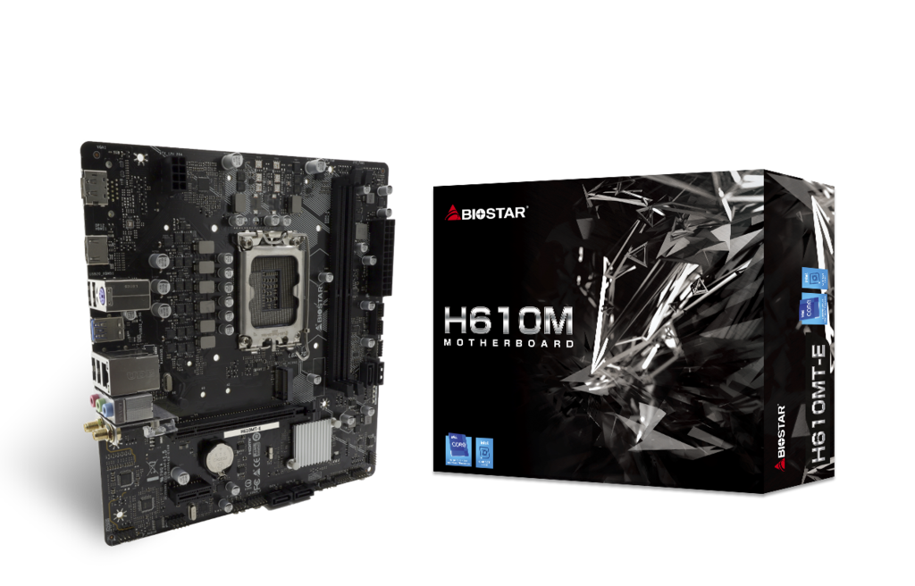 Biostar H610MT-E Sc-1700 DDR5 5600MHz M2 96GB HDMI DP mATX INTEL Anakart