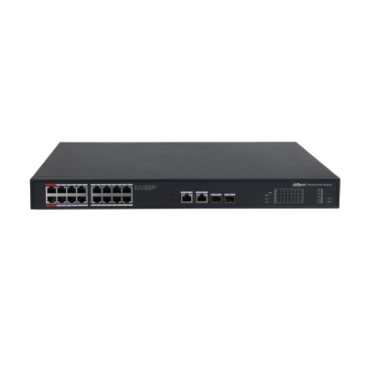 Dahua PFS3220-16GT-240-V2 16 Port Gigabit PoE 2 Port Gigabit Uplink 2 Port SFp 240W PoE Switch