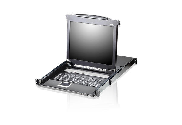 Aten CL5708NT 19 inch LCD Ekran Türkçe Klavye 8 Port PS/2 Usb KVMP Switch Konsol