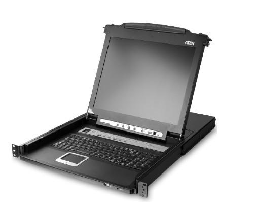 Aten CL5708MA 17 inch 8 Port Vga 17 inch İngilizce USB 2.0 Kvm Switch