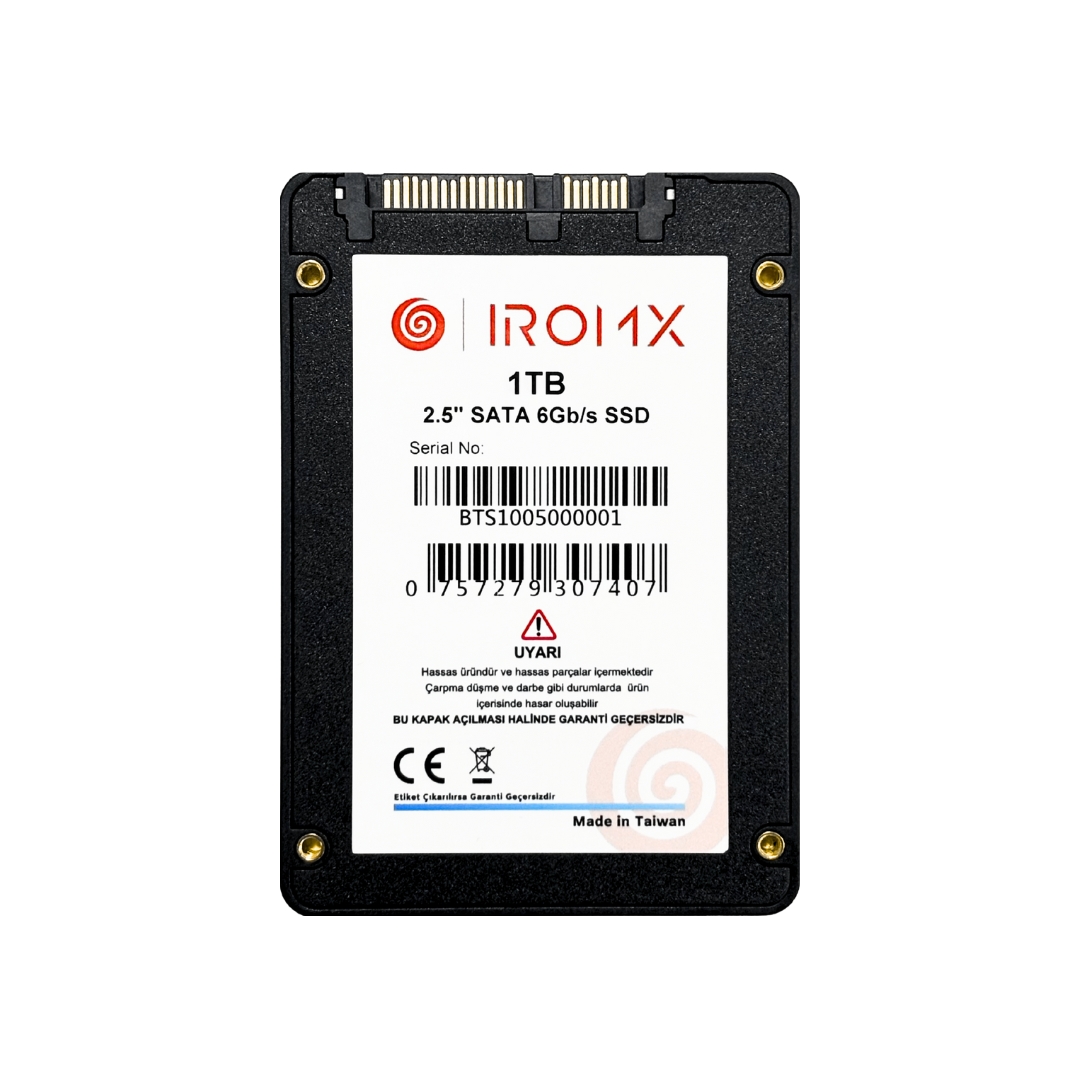 Iromx IR1TBS3 1 TB 500-480Mb/s SATA 2.5 inch SSD Harddisk
