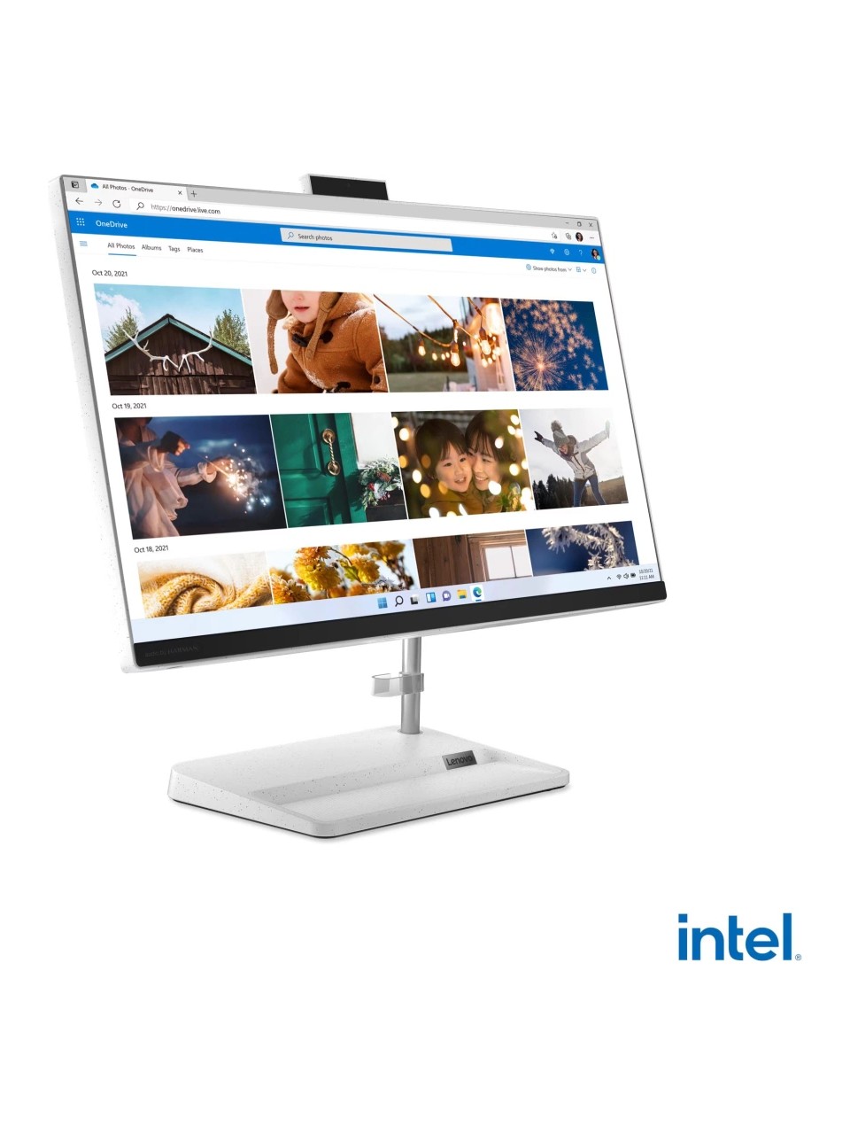 Lenovo F0GH01JCTR AIO 3 24IAP7 CI5 12450H 3.3GHz 16GB 512GB SSD 23.8 Beyaz FreeDos All In One Bilgisayar
