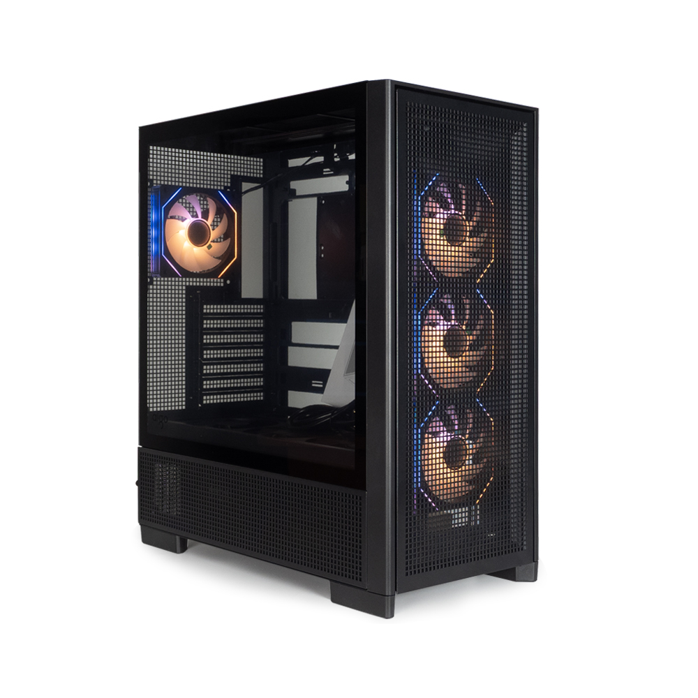Aigo AIRNOVA 850W 80 Plus Bronze 4x12cm ARGB Fanlı Siyah Mid Tower Oyunuc Kasası
