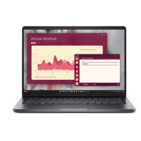Dell BTO107 PC14250 Pro 14 Ultra 7 255U  1.7GHz 16GB 512GB 14 Win11 Pro Notebook Bilgisayar