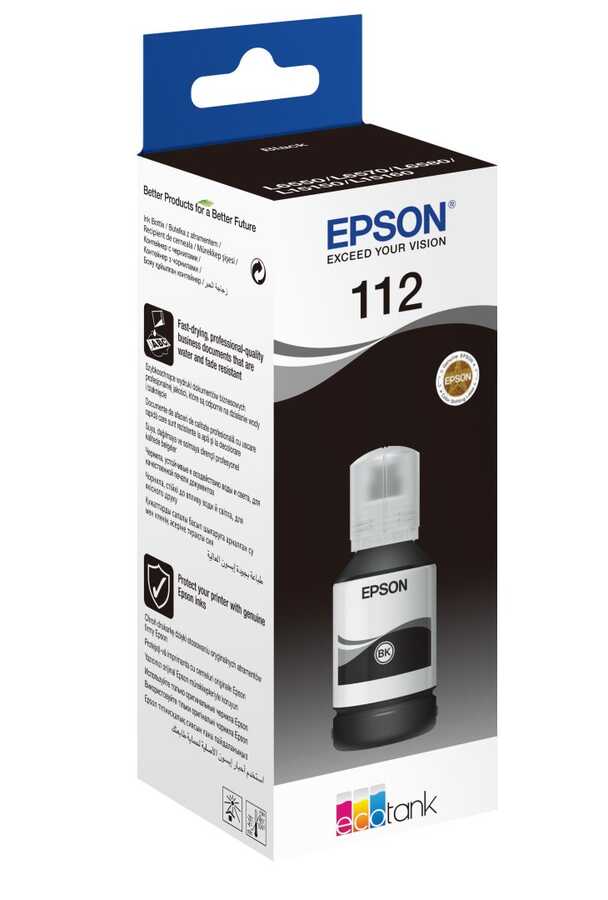 Epson C13T06C14A 112 127ml 7.500 Sayfalık Siyah Orijinal Mürekkep