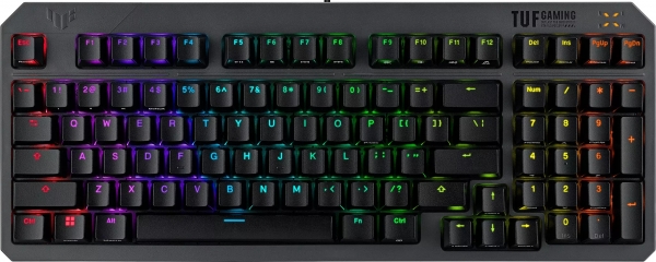 Asus TUF GAMING K3 GEN II RED SWITCH Q TR 97 Tuşlu Ses Azaltıcı IP57 Su Geçirmez Kablolu Oyuncu Klavyesi