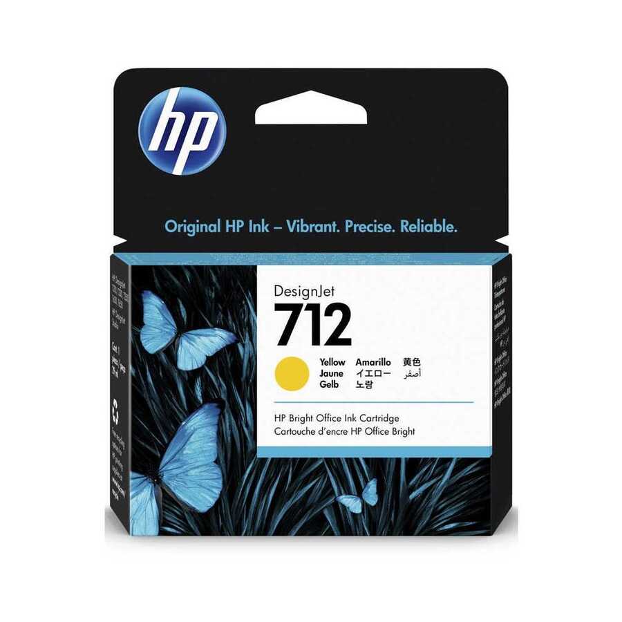 Hp 3ED69A 712 29ml Geniş Format Sarı Orijinal Inkjet Kartuş
