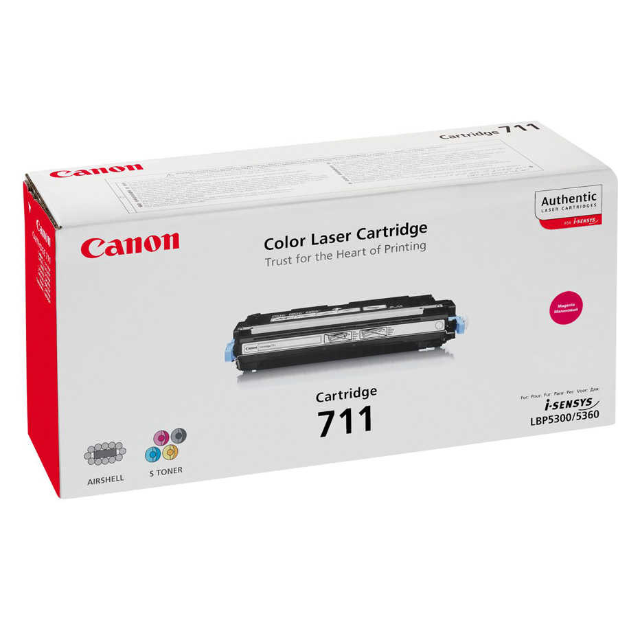 Canon 1658B002 CRG-711M 6.000 Sayfalık Kırmızı Orijinal Lazer Toner