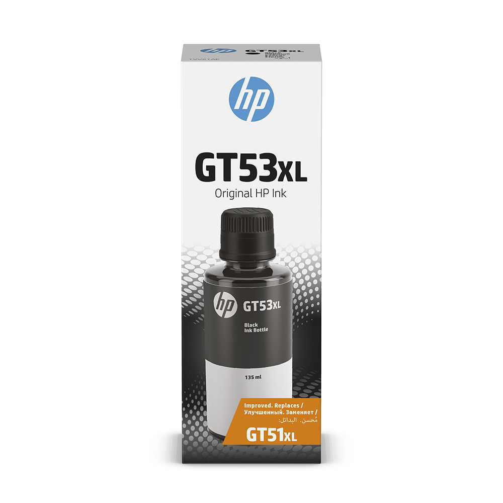Hp 1VV21AE GT53XL 135ml 6.000 Sayfalık Siyah Orijinal Mürekkep