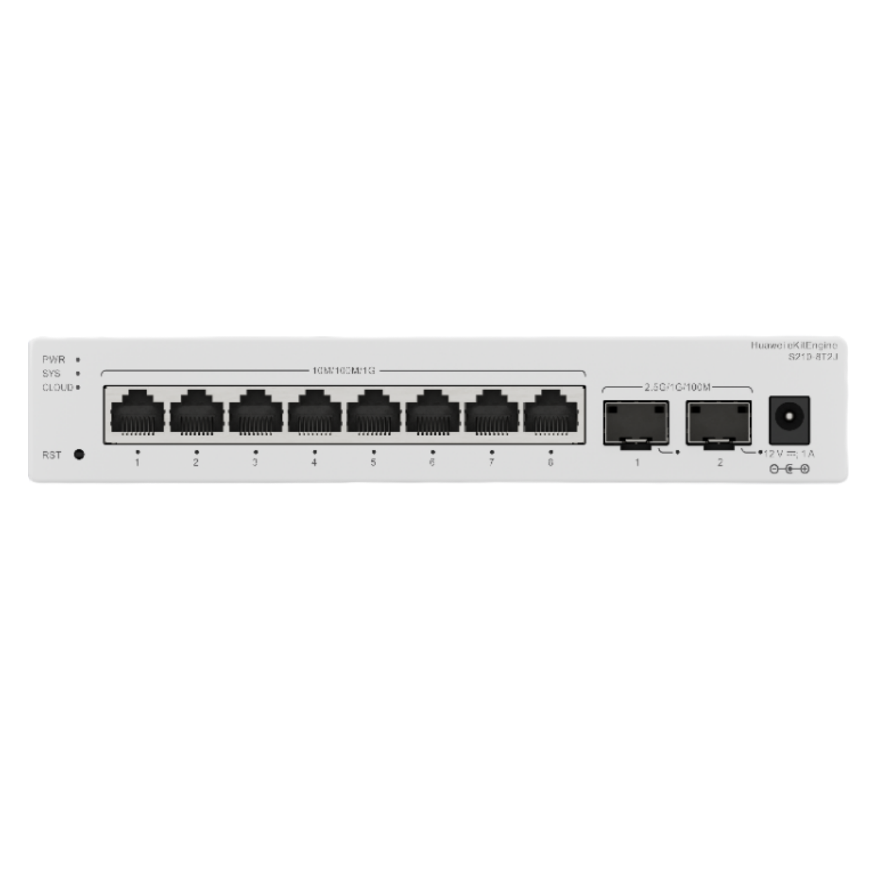 Huawei S210-8T2J 6 Port Gigabit 2 Port 2.5Gbit 2 Port SFp Yönetilebilir Switch