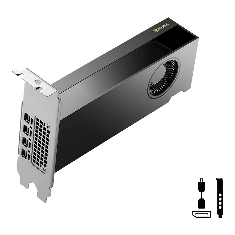 Pny VCNRTX2000ADA-SB 16 GB GDDR6 RTX 2000 ADA 128Bit 4xmDP NVIDIA Ekran Kartı