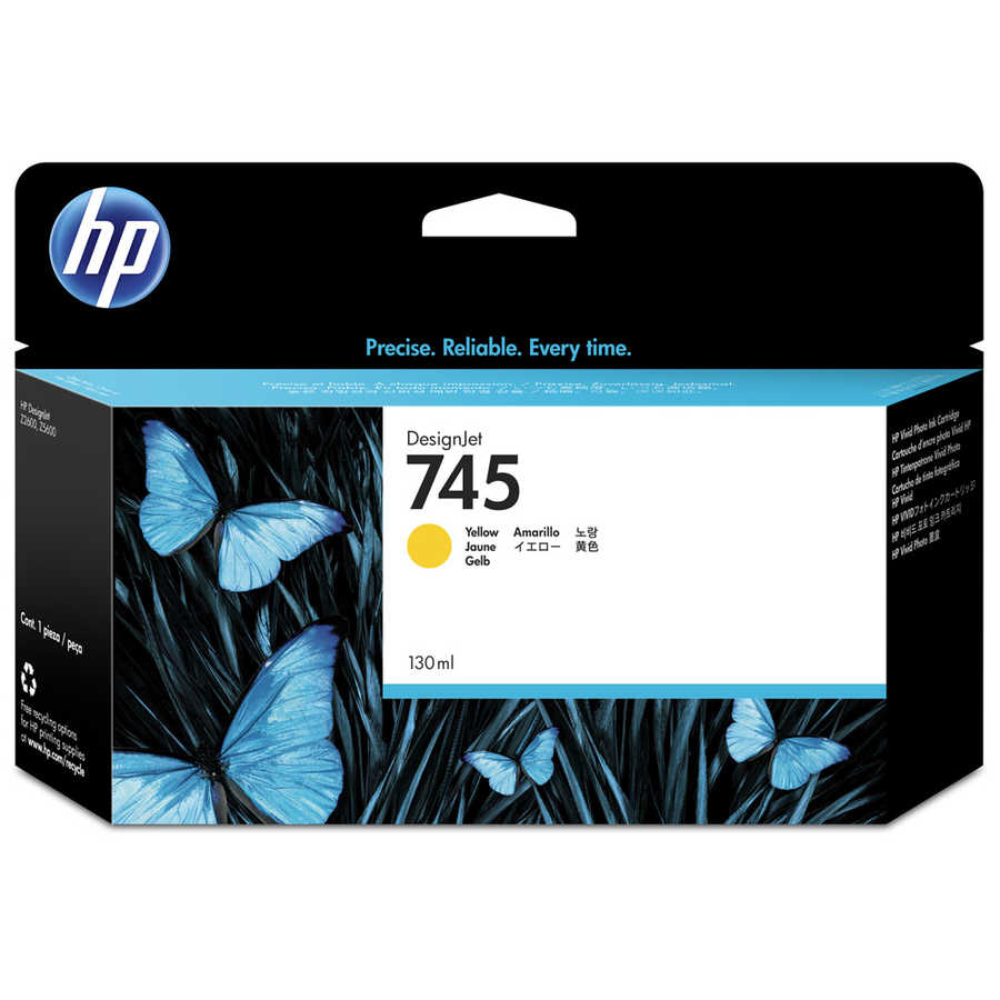 Hp F9J96A 745 130Ml Sarı Orijinal Inkjet Kartuş