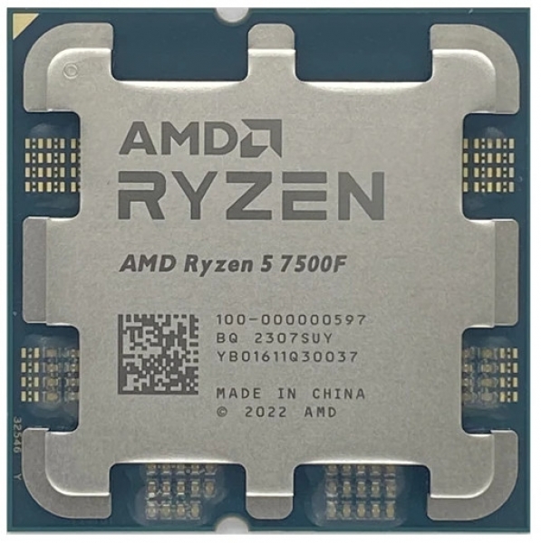 Amd Ryzen 5 7500F Sc-Am5 3.7Ghz 6 Çekirdekli 32MB 65W NO VGA Tray AMD İşlemci