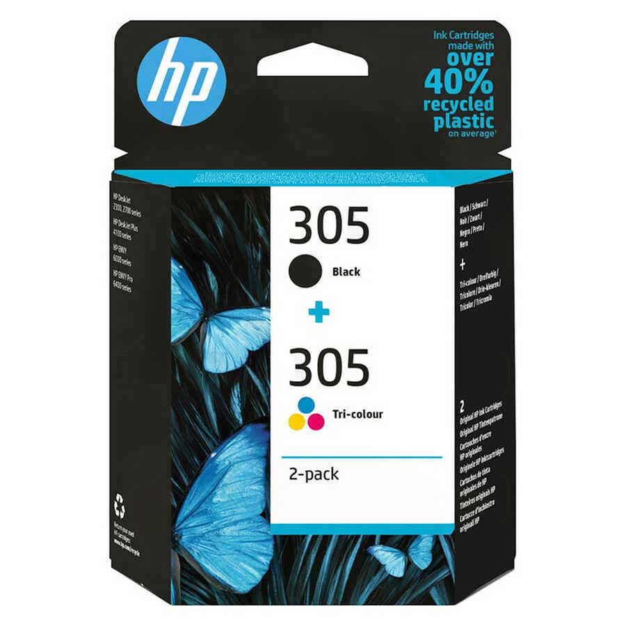Hp 6ZD17AE 305 Siyah 3 Renkli Orijinal Inkjet Kartuş