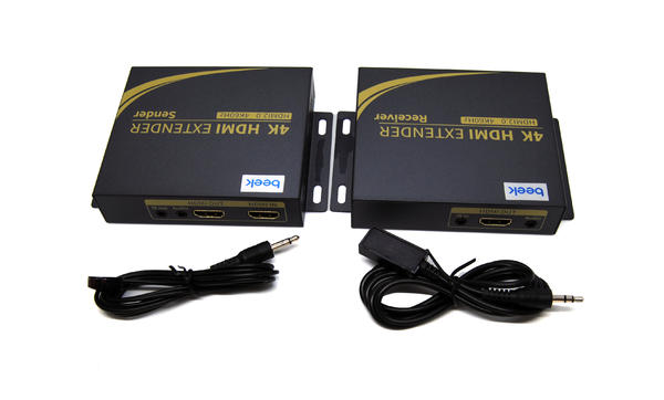 Beek BS-EXT-HD-100-1 100 Mt HDMI to RJ45 4K 1080p Alıcı Verici Dahil Sinyal Uzatıcı