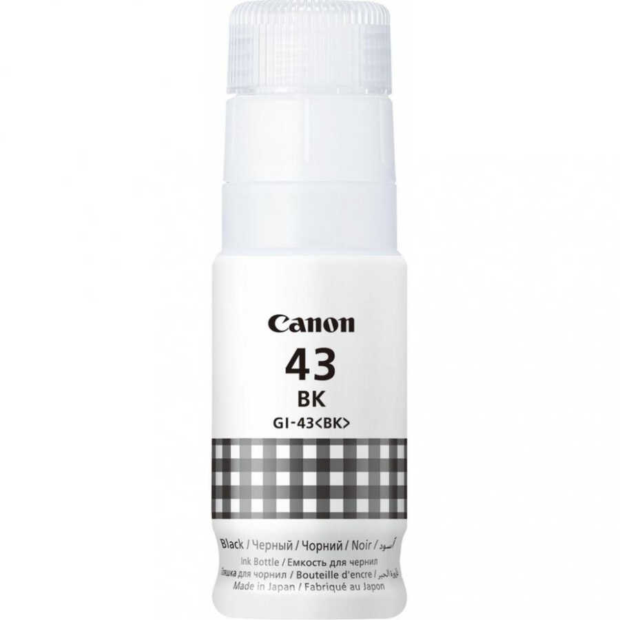 Canon 4698C001 GI-43 BK EMB 60 ML 3.700 Sayfalık Siyah Orijinal Mürekkep