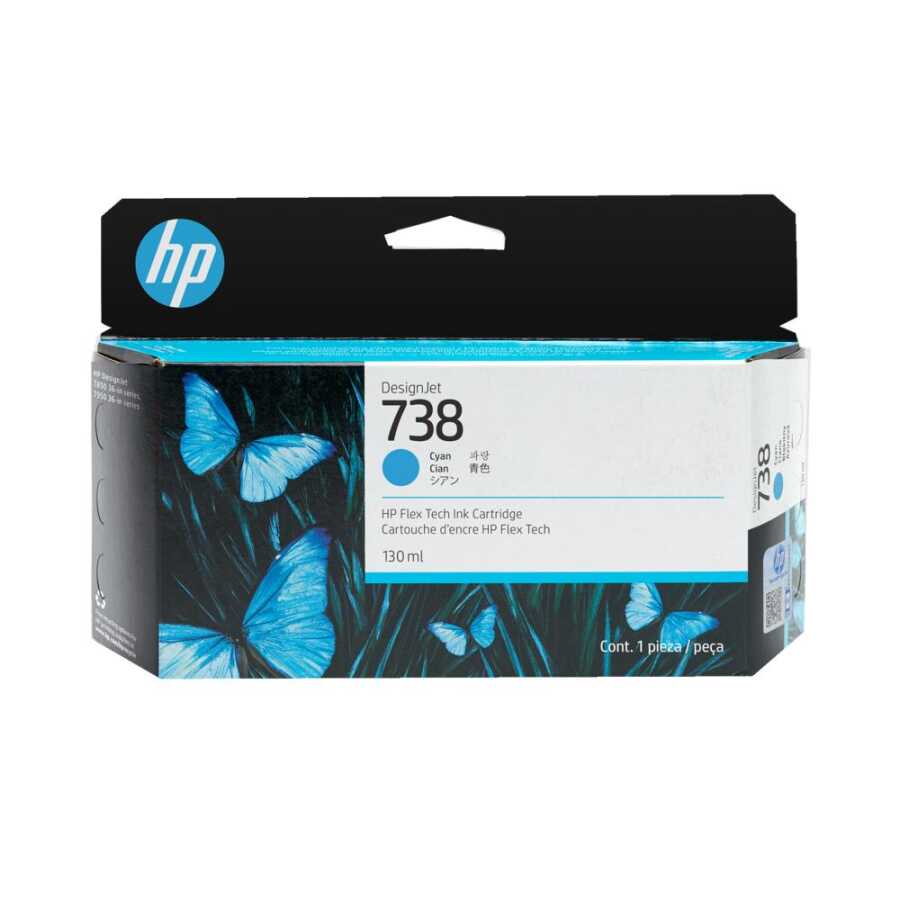 Hp 498N5A 738 130Ml Mavi Orijinal Inkjet Kartuş
