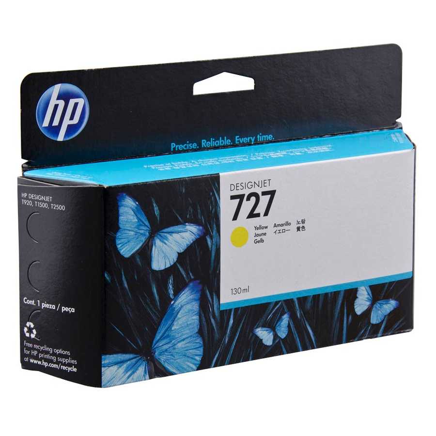 Hp B3P21A 727 130Ml Geniş Format Sarı Orijinal Inkjet Kartuş