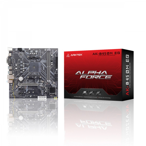Arktek AK-B450M-EG Sc-AM4 B450 DDR4 3600Mhz M.2 SATA mATX AMD Anakart