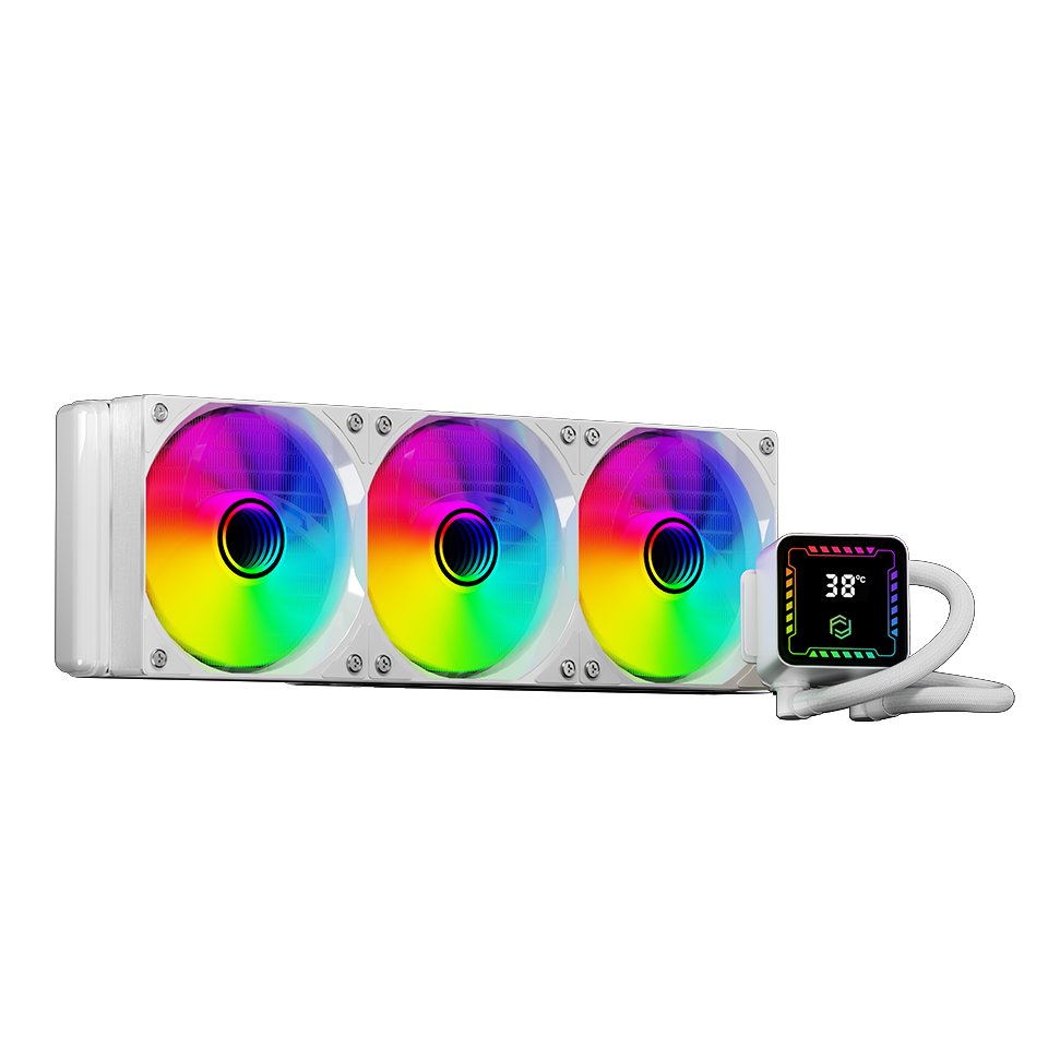 Frisby FCL-360W 360mm 3x12cm ARGB Fanlı AMD-INTEL Beyaz Sıvı Soğutmalı İşlemci Fanı