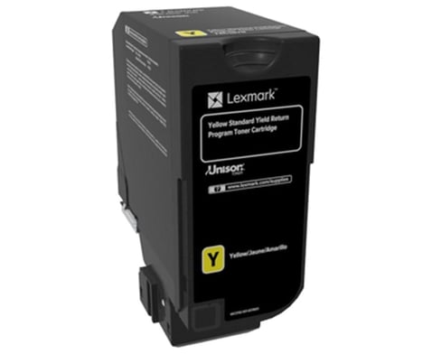Lexmark 74C5SY0 7.000 Sayfalık Yüksek Kapasiteli Sarı Orijinal Lazer Toner