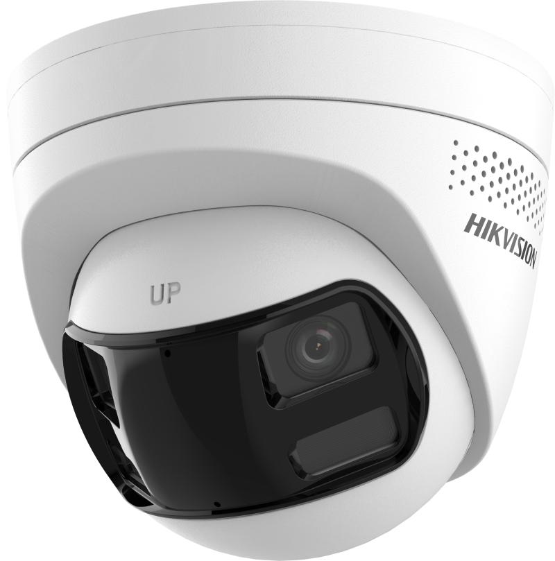 Hikvision DS-2CD1383G2P-LIUF/SL 8 MP 2.8mm Çift Lensli Sesli PoE Dome IP Kamera