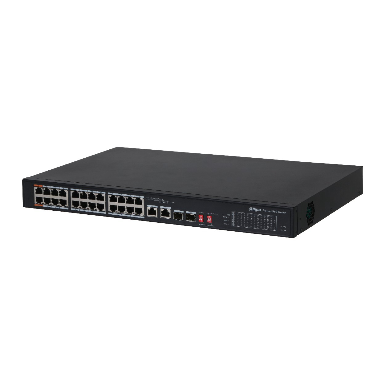 Dahua S3226-24ET-240 24 Port 100Mbps PoE 2 Port SFP 240W PoE Switch