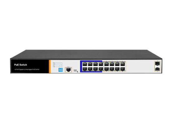 Foredge PS3016XGPSH 8 Port 2.5 Gbit PoE 8 Port Gigabit PoE 2 Port SFP Yönetilebilir PoE Switch