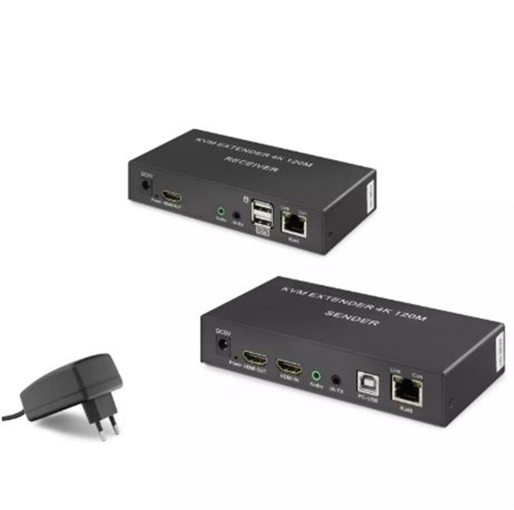 Hadron HDX1306 120MT HDMI to RJ45 KVm 1080p Full HD Extender HDMI Mesafe Uzatıcı