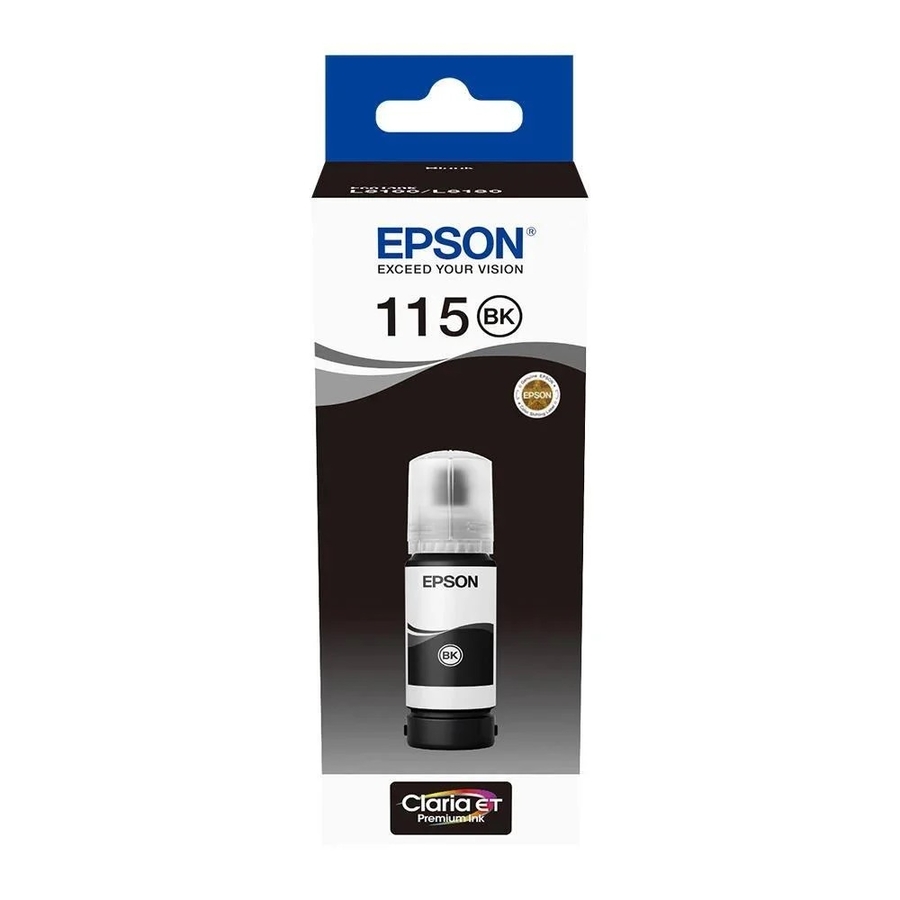 Epson C13T07C14A 115 70ml 6.200 Sayfalık Siyah Orijinal Mürekkep