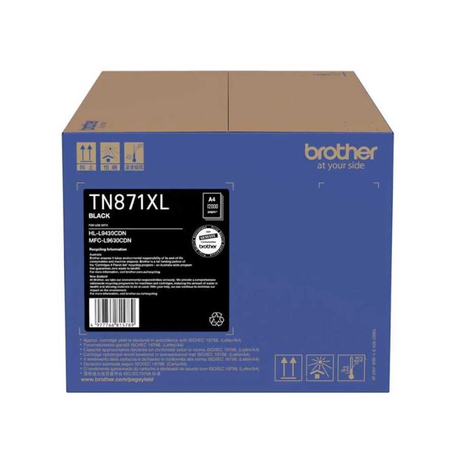 Brother TN-871XLBK 12.000 Sayfalık Siyah Orijinal Lazer Toner