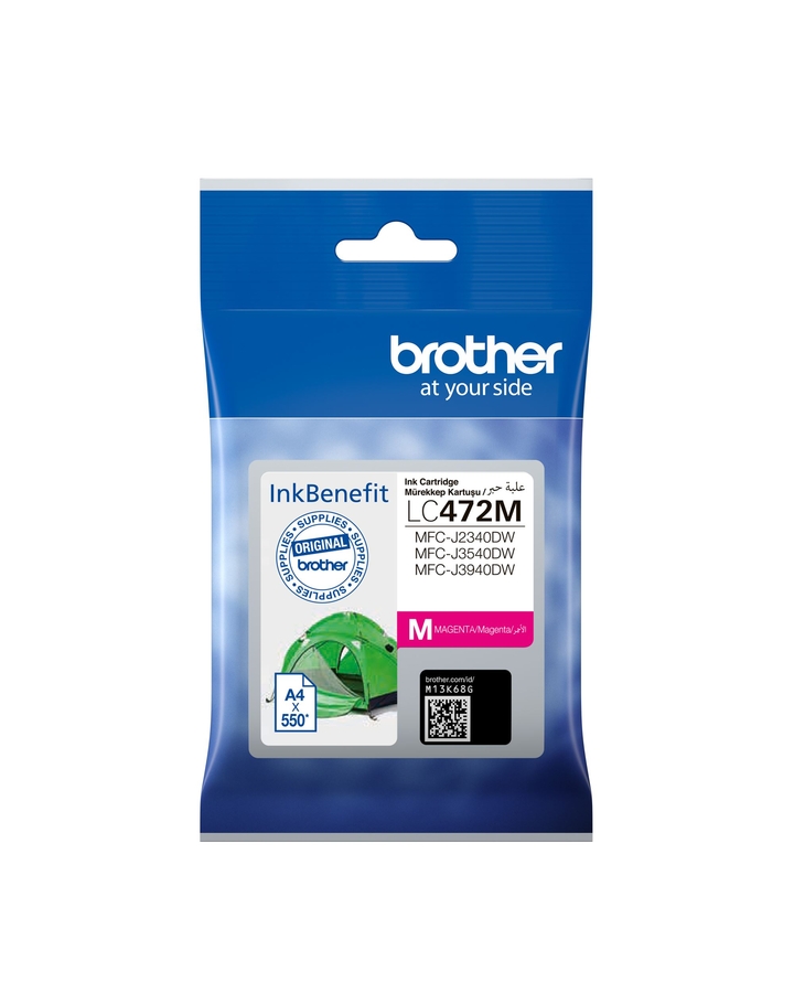 Brother LC472M 550 Sayfalık Kırmızı Orijinal Kartuş