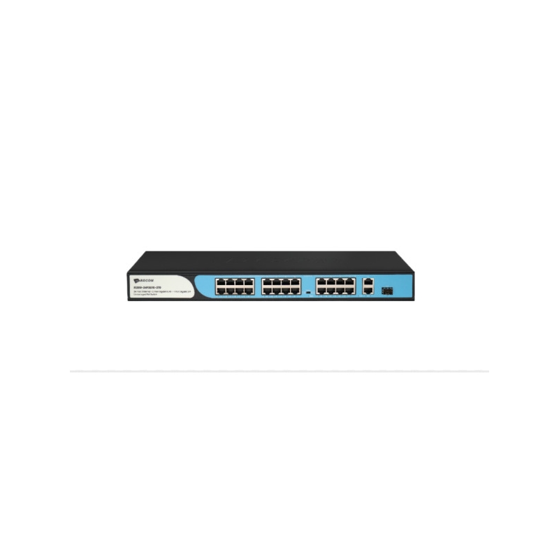 Bdcom S1200-24P2G1S 24 Port 10/100Mbps Poe 2 Port Uplink 1 Port SFP 280W PoE Switch