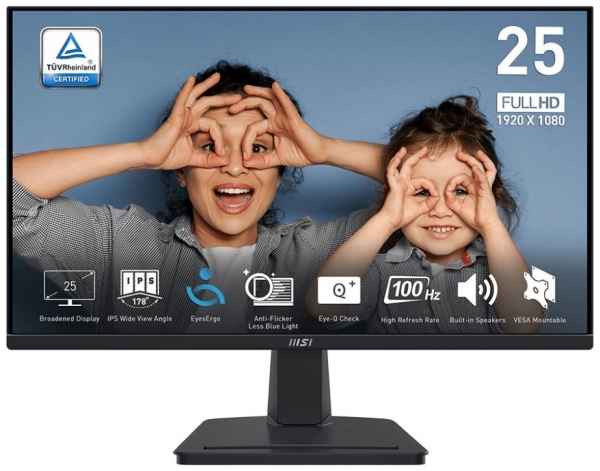 Msi MP251 PRO 24.5 inch 1920x1080 1ms 100HZ HDMI DP IPS Adaptive_SYNC Monitör