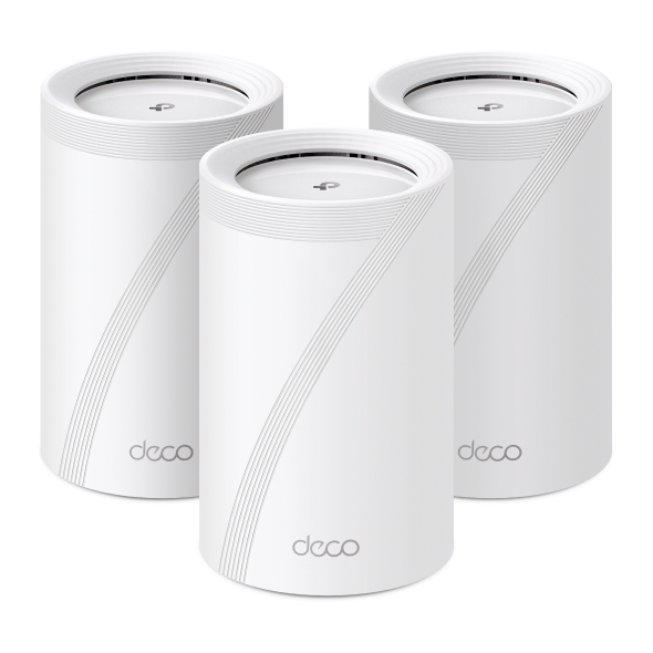 Tp-Link DECO-BE65 3 lü Paket BE9300 4 Port 2.5Gbps Tree Band Wifi7 Mesh Sistem