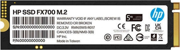 Hp 8U2N5AA 2TB FX700 7200-6200Mb/s PCIE NVMe M.2 22x80 SSD Harddisk