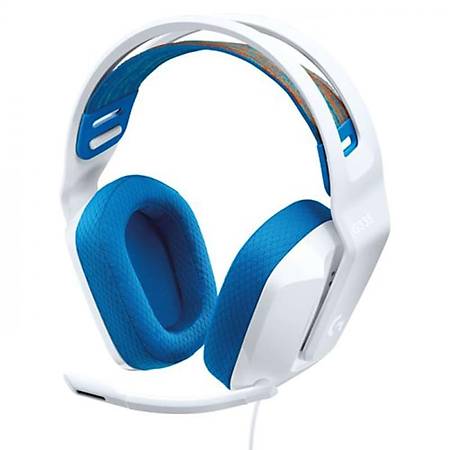 Logitech 981-001018 G335 Wired Kablolu Gaming Headset Beyaz Kablolu Mikrofonlu Kulaklık
