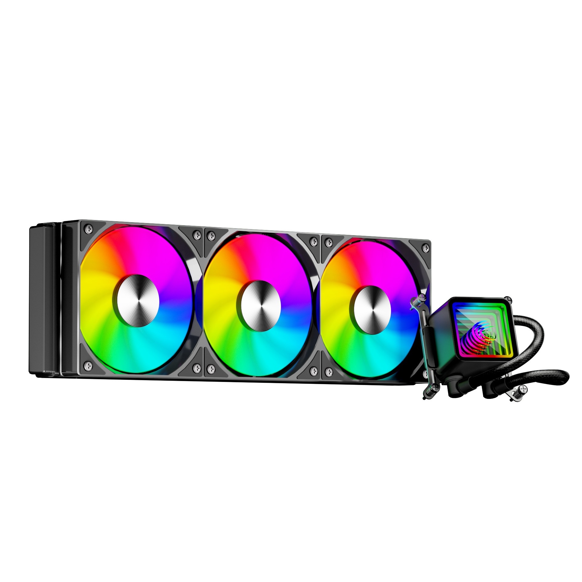 Iromx BTL-36SSF 360mm 3x12cm RGB Fanlı AMD -INTEl AM-1700 Uyumlu Sıvı Soğutmalı İşlemci Fanı