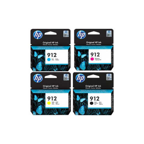 Hp 6ZC74AE 912 Siyah Kırmızı Sarı Mavi Set Orijinal Inket kartuş