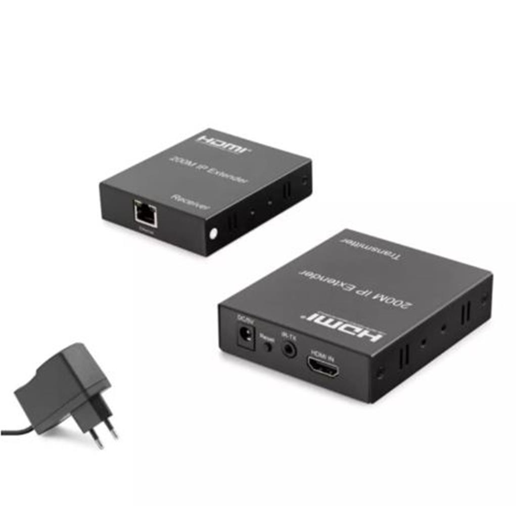 Hadron HDX1349 200Mt HDMı to RJ45 1080P Extender HDMI Mesafe Uzatıcı